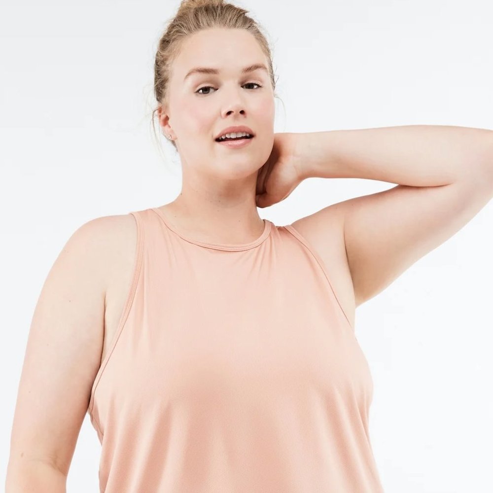 Teagan Racerback Tank 2x, Birchwood